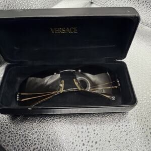 Versace Vintage Medusa Logo Sunglasses